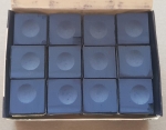 Billardkreide Silver Cup Navy Blau 12er Pack